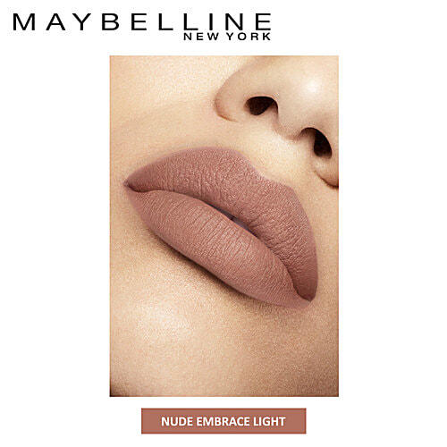 Maybelline New York Color Sensational Creamy Matte Lipstick, 3.9 g 650 Nude Embrace 