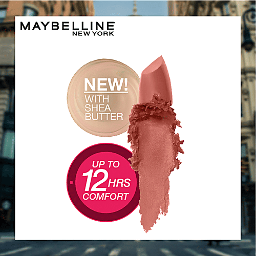 Maybelline New York Color Sensational Creamy Matte Lipstick, 3.9 g 656 Clay Crush 