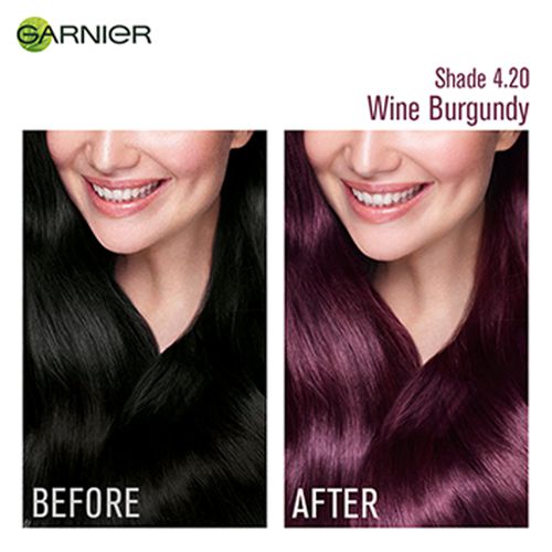 Garnier Color Naturals Creme Hair Color 70 Ml 60 G Shade 4 20 Wine Burgundy