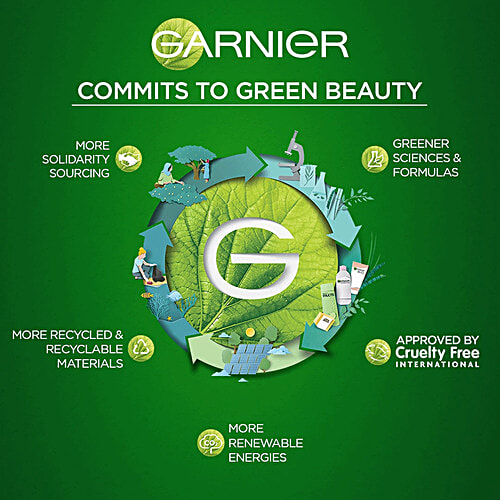 Garnier Color Naturals Long-Lasting Creme Hair Colour, 70 ml + 60 g Shade 5, Light Brown 100% Grey Coverage & No Ammonia