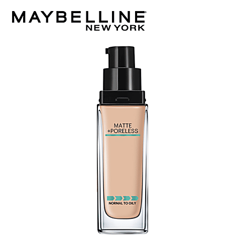 Maybelline New York Fit Me Matte+Poreless Liquid Foundation, 30 ml 120 Classic Ivory 