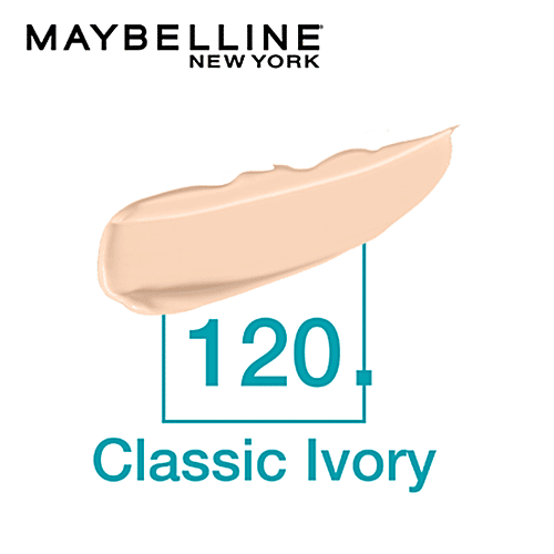 Maybelline New York Fit Me Matte+Poreless Liquid Foundation, 30 ml 120 Classic Ivory 
