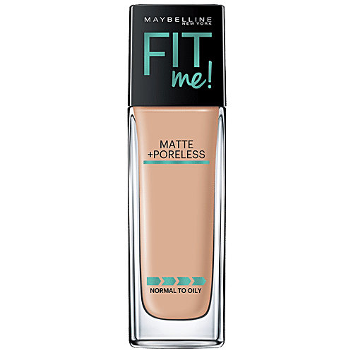 Maybelline New York Fit Me Matte+Poreless Liquid Foundation, 30 ml 130 Buff Beige 