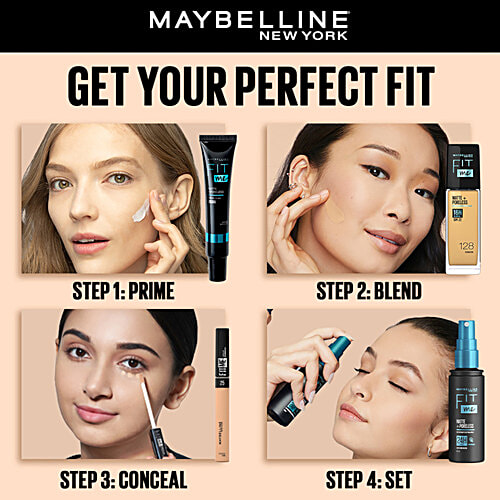 Maybelline New York Fit Me Matte+Poreless Liquid Foundation, 30 ml 220 Natural Beige Super Blendable, Natural Matte Finish