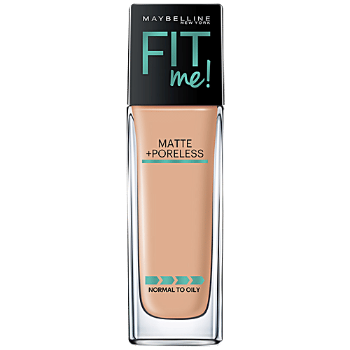 Maybelline New York Fit Me Matte+Poreless Liquid Foundation, 30 ml 220 Natural Beige 