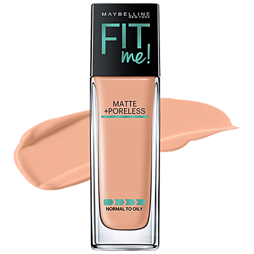 Maybelline New York Fit Me Matte+Poreless Liquid Foundation, 30 ml 320 Natural Tan 