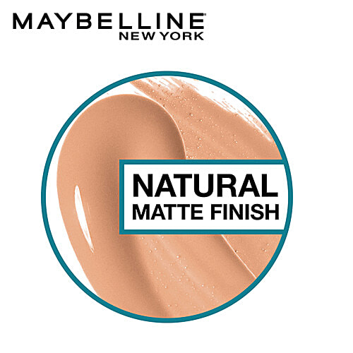 Maybelline New York Fit Me Matte+Poreless Liquid Foundation, 30 ml 332 Golden Caramel Super Blendable, Natural Matte Finish