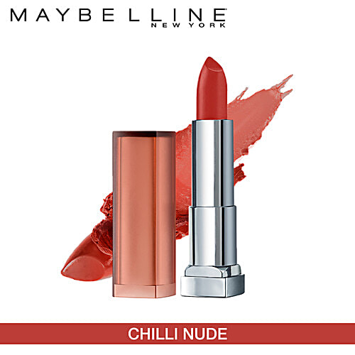 Maybelline New York Color Sensational Creamy Matte Lipstick, 3.9 g Chilli Nude 