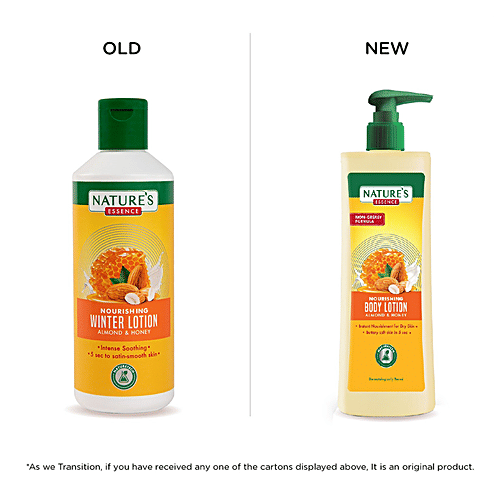 Natures Essence Nourishing Body Lotion - Almond & Honey, 400 ml