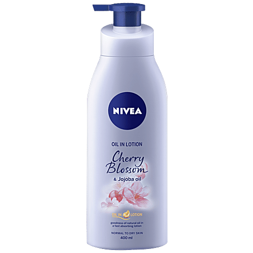 Nivea Oil in Lotion - Cherry Blossom & Jojoba Oil, 400 ml  