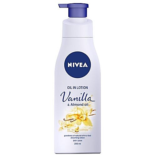 Buy Nivea Oil in Lotion Vanilla & Almond Oil, For Dry Skin Online at