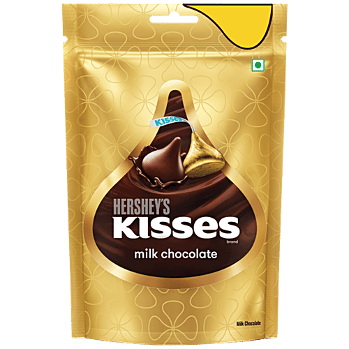 Hershey's Kisses Milk Chocolate, 36 g  Melt-In-Mouth Chocolates, Individually Wrapped