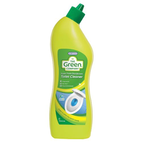 The Green.Company Liquid Toilet Cleaner - Super Fresh Disinfectant, Schevaran, 750 ml Bottle 