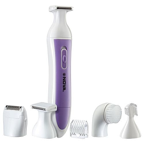Nova NLS 550 Sensitive Touch Cordless Trimmer For Women, 1 pc  Prime Technology, Water Proof