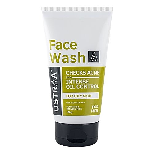 Ustraa Face Wash - Oily Skin, 100 g  Sulphate & Paraben Free