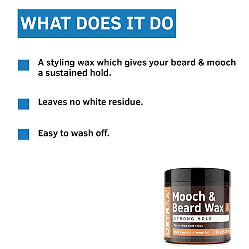 Buy USTRAA Beard & Mooch Wax Strong Hold Online at Best Price bigbasket