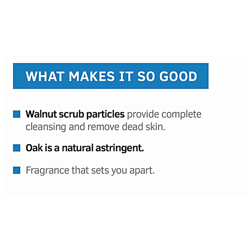 Ustraa Rebel Cologne Soap With Oak & Walnut, 375 g (125 g x 3 N) Sulphate & Paraben Free