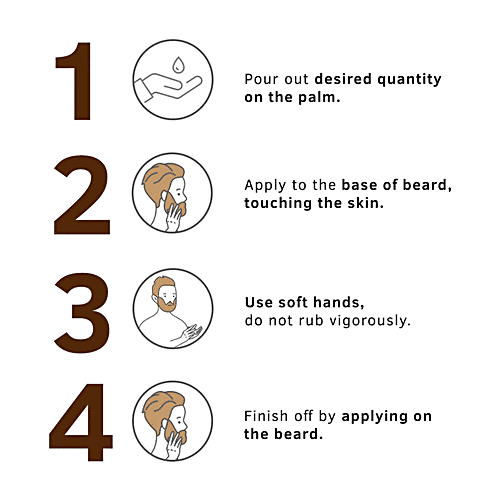 Ustraa Beard Growth Serum - For Oily Skin, Nourishing, For Men, 35 ml  Oil-Free Formulation