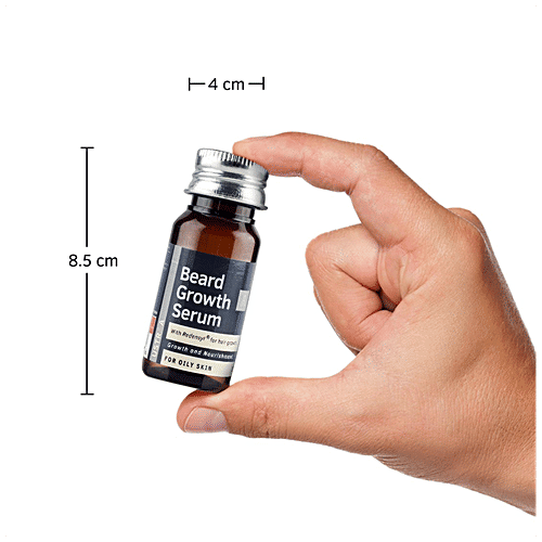 Ustraa Beard Growth Serum - For Oily Skin, Nourishing, For Men, 35 ml  Oil-Free Formulation