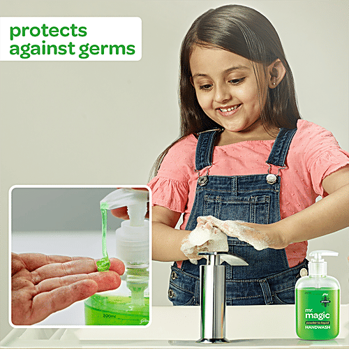 Godrej Protekt Mr. Magic Powder-To-Liquid Germ Protection Handwash Refill - Makes 200 ml Of Liquid, 9 g  