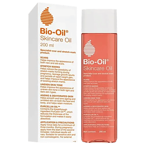 Bio-Oil Original Face & Body Oil, For Glowing Skin With Vitamin A & E, All Skin Types, 200 ml Suitable For Acne Scar Removal, Pigmentation, Dark Spots & Stretch Marks & Ageing Signs