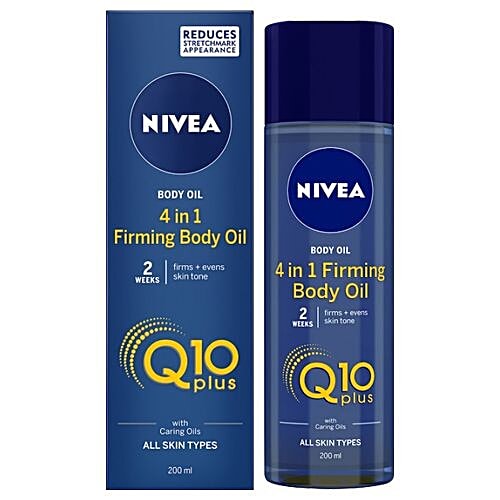 Buy NIVEA Body Oil Q10 4in1 Firming Oil, All Skin Types Online at Best Price of Rs null