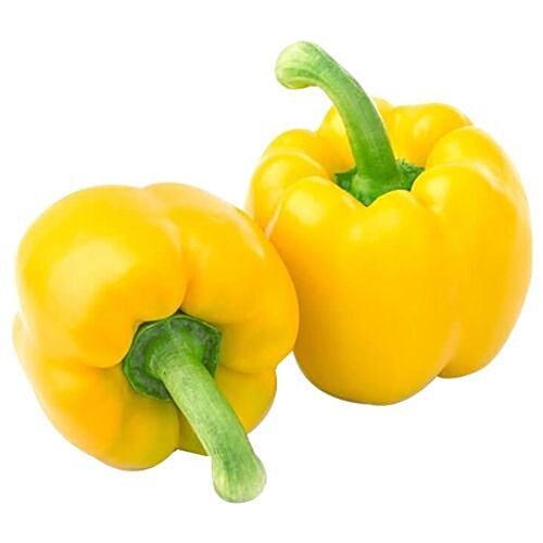 Fresho Capsicum - Yellow, 2 pcs  