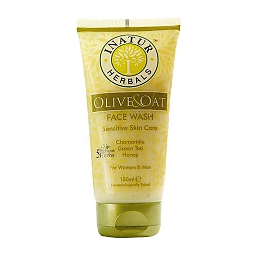 INATUR  Olive & Oat Face Wash, 150 ml  