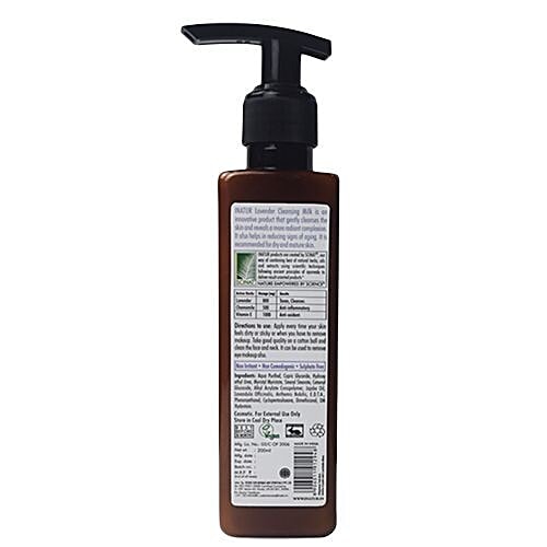 INATUR  Lavender Cleansing Milk, 200 ml  