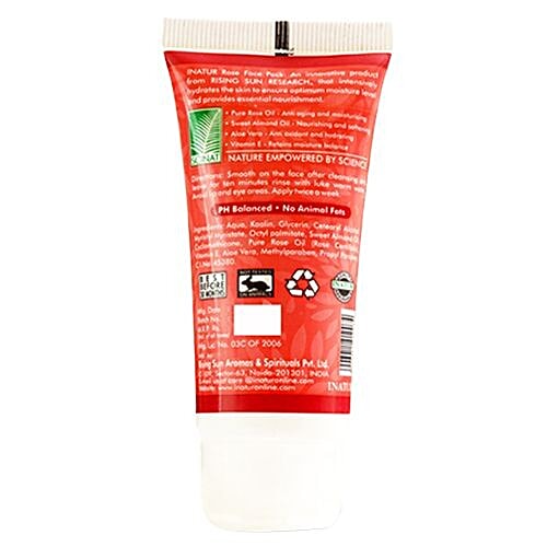 INATUR  Rose Face Pack, 50 ml  
