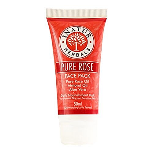 INATUR  Rose Face Pack, 50 ml  