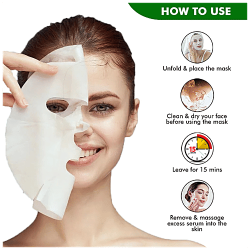 Buy INATUR Sheet Mask Cucumber, For Oily, Acne Prone & Sensitive Skin