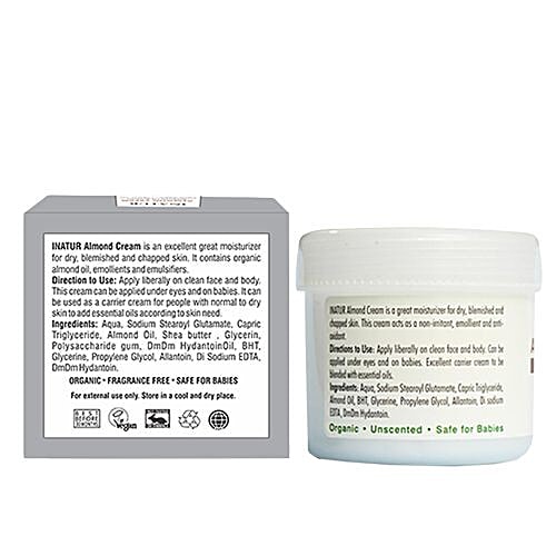 INATUR  Almond Carrier Cream, 100 g  