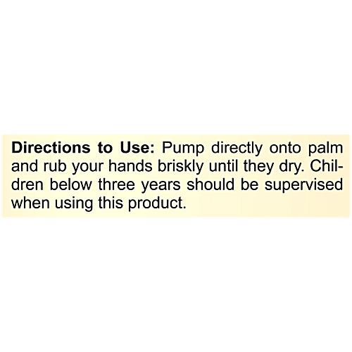 Inatur Moisturising Hand Sanitizer - Neem Extract, Alcohol Based, Kills 99.9% Germs, 500 ml  