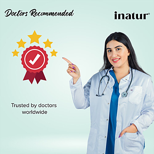 Inatur Moisturising Hand Sanitizer - Neem Extract, Alcohol Based, Kills 99.9% Germs, 500 ml  
