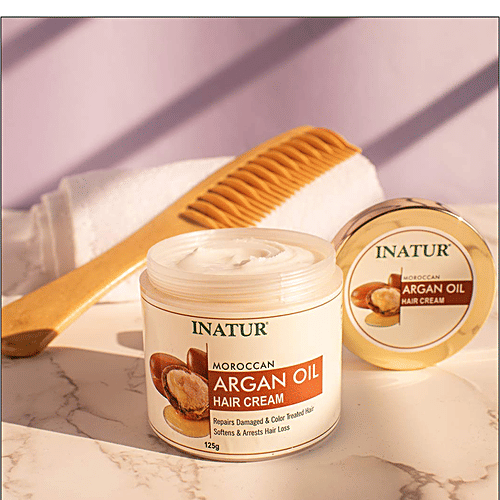 Buy INATUR Argan Hair Cream Online at Best Price of Rs 550 bigbasket