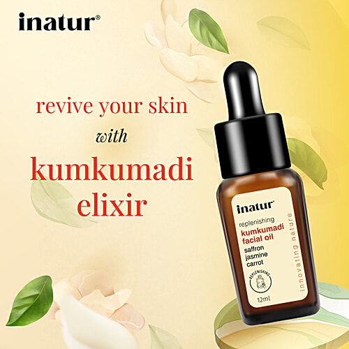 Inatur Kumkumadi Ayurvedic Facial Oil, 12 ml  Organic
