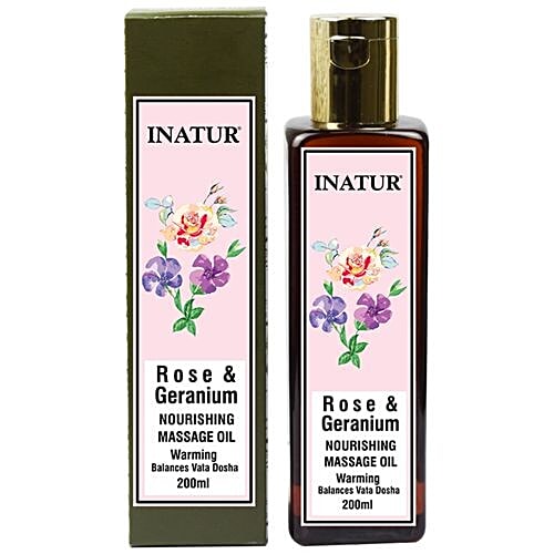 INATUR  Destress Body Massage Oil, 200 ml  