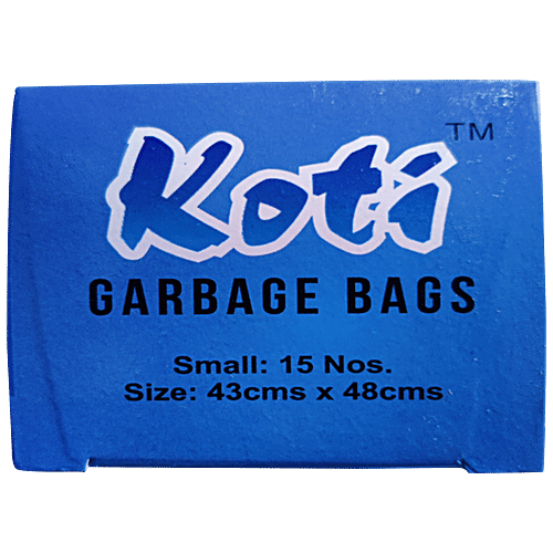 Koti Oxo-Biodegradable Garbage Bag Roll - Small, 15 pcs