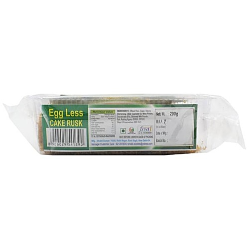 Shakti Eggless Cake Rusk, 200 g Tray 