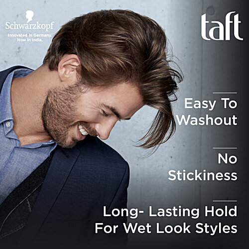 Schwarzkopf Taft Wet Styling Gel, 150 ml No Stickiness, No Residue