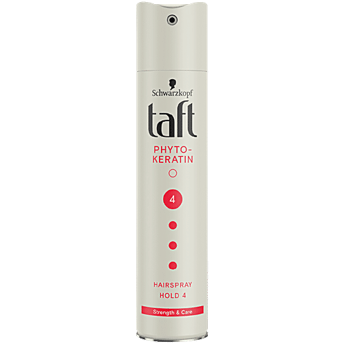 Schwarzkopf Taft Phyto-Keratin Hairspray - Hold 4, 250 ml All Weather Proof