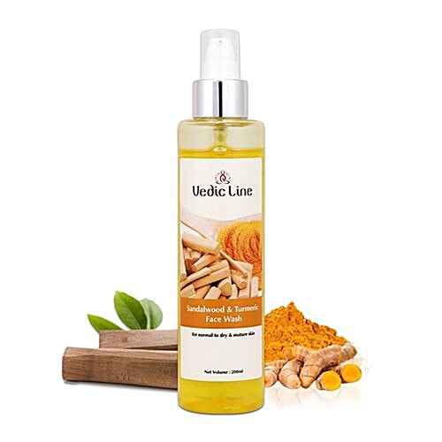 Buy Vedicline Sandalwood & Turmeric Face Wash Online at Best Price of
