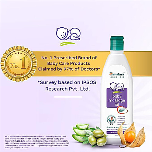 Buy Himalaya Baby Massage Oil With Olive Oil & Winter Cherry Online