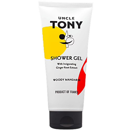 Uncle Tony Shower Gel - For Men, Woody Mandarin, 200 ml  