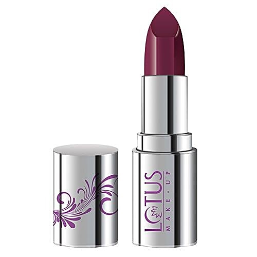 Lotus Makeup Ecostay Butter Matte Lip Colour, 4.2 g Plum Pearl 