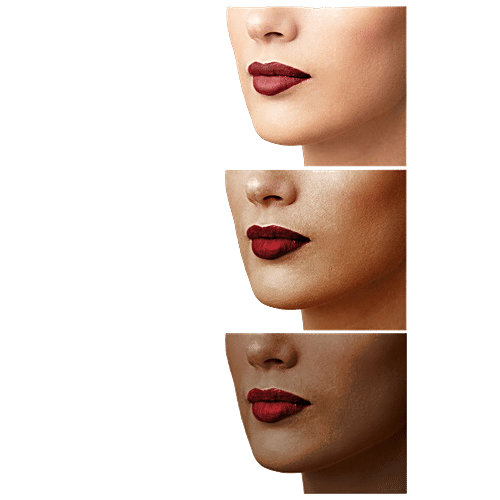 Lotus Makeup Ecostay Butter Matte Lip Colour, 4.2 g Rouge Belle 