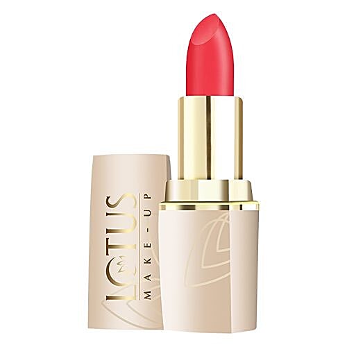 Lotus Makeup Pure Colors Matte Lip Color, 4.2 g Electric Tang