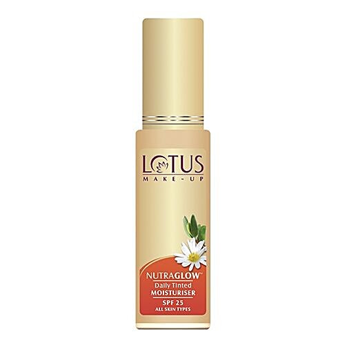 Lotus Makeup Nutraglow Daily Tinted Moisturiser, 50 ml Fresh Ivory 