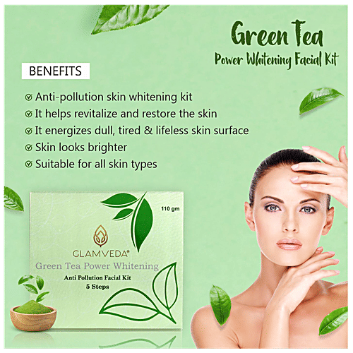 Buy Glamveda Green Tea Facial Kit Online at Best Price bigbasket